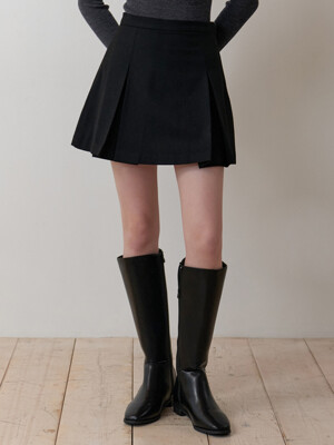 Lead mini skirt (black)