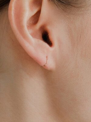 [Mamre]14k Mini ring earring