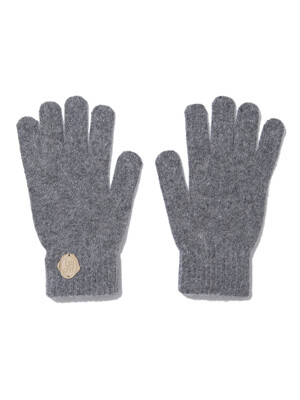 basic angora gloves (G012_charcoal)