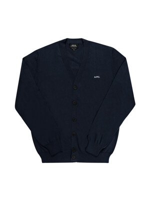 아페쎄 COGDK H22229 TIP DARK NAVY/WHITE NEW JOSEPH 뉴 조셉 브이넥 남성 가디건