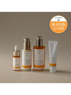 올어바웃 데일리 케어 4종, 클레리파잉 토너+모공탄력세럼+로즈데이크림+클레리파잉 오일