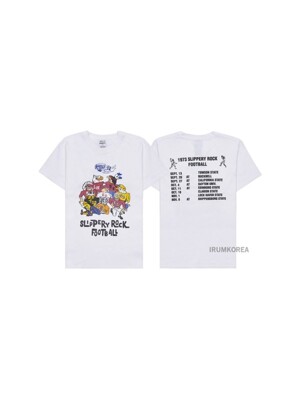 [와일드 동키] SS25 남성 슬리퍼리 록 티셔츠 T SLIPPERY ROCK WHITE