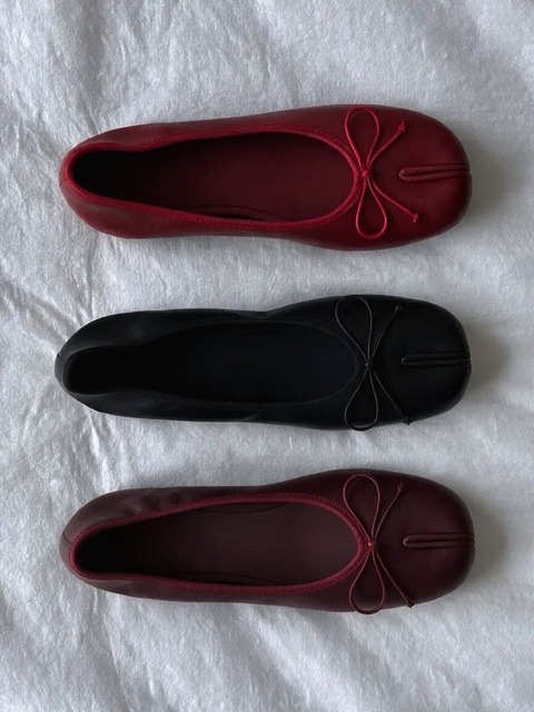 스퍼 [단독][주문폭주 7차 재입고] Split Bow Ribbon Banding Flat -WA9003 (8color)
