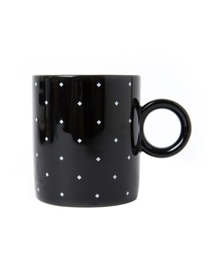 diamond mug - black