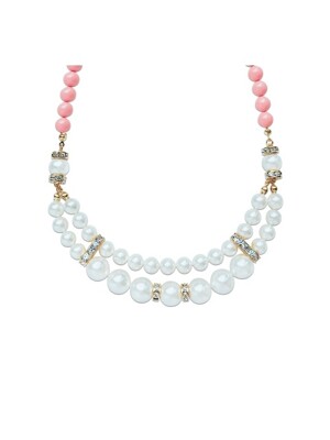 Bella Pearl Necklace-Gold