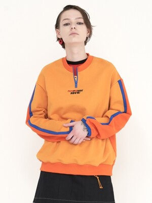 TREADMILL ZIP UP 스웻셔츠/오렌지