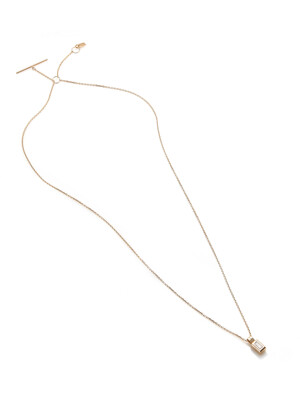 CRYSTAL DELICATE LONG NECKLACE