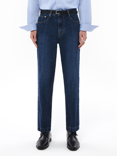데님,데님 - 데케트 (DECET) - Dawn Cropped Tapered Jeans DCPT001DarkBlue