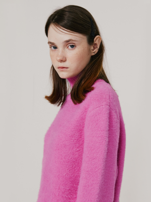 Fluffy Turtle Neck Knit VC229OPO014M