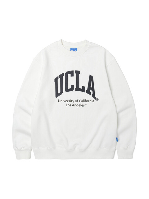 티셔츠 - 유씨엘에이 (UCLA) - 시그니쳐 로고 스웨트 셔츠[IVORY](UYWLTAD_22)
