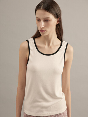 Line Sleeveless Ivory