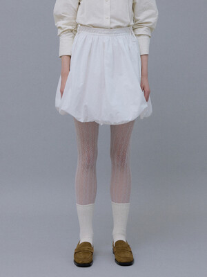 Balloon Skirt (White)