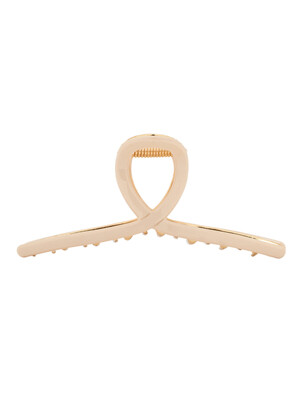 [리퍼브] Twist metal point hair clip_pure butter HC002