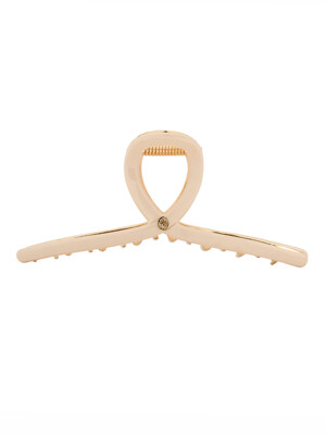 [리퍼브] Twist metal point hair clip_pure butter HC002