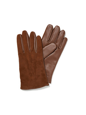 Smart Touch Gloves For Men_Cognac