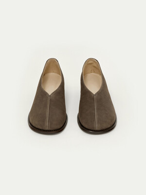 SS24 Olie Leather Loafer Dusty-Olive