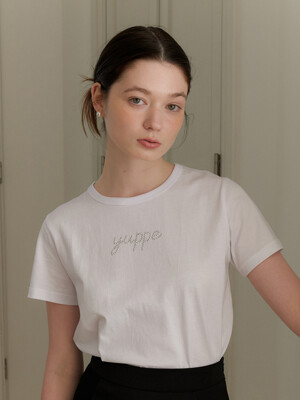 DOTTED YUPPE T-SHIRT_WHITE