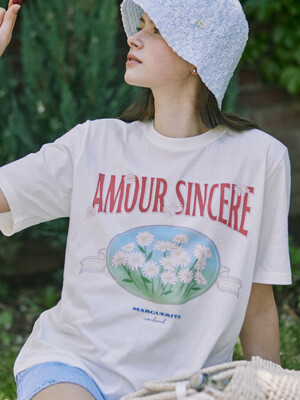 Vintage Marguerite Print T-shirt - Off White