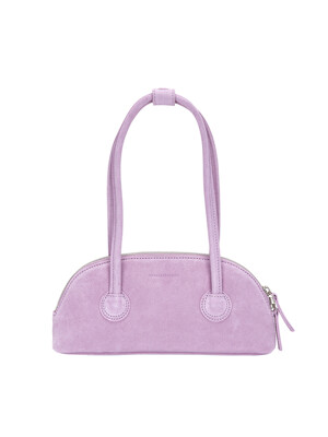 BESSETTE SHOULDER_lavender pink suede