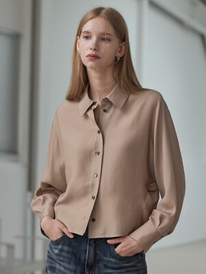 Dolman Modal Blouse_Light Camel