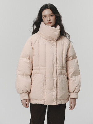 JADE stand collar down padding_PINK
