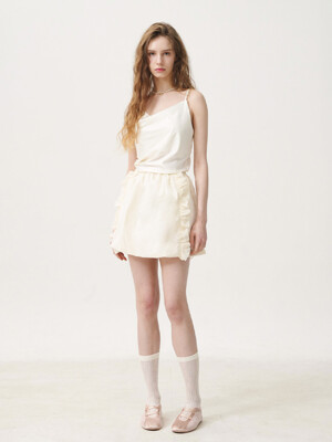 SILK SLEEVELESS TOP (2COLOR)