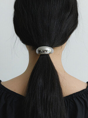 Rom hair tie_silver