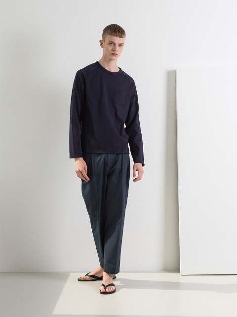  - 디그레 (Dgre) - DGRE 디그레 MOOR TAPERD FIT PANTS NAVY