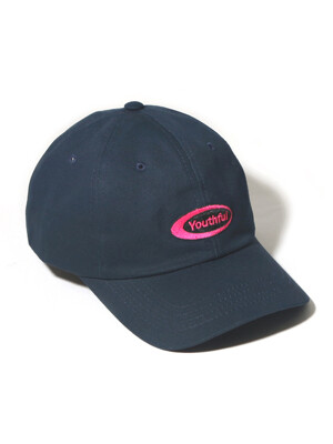 OVAL CURVED CAP-NAVY