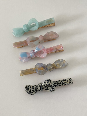 Ribbon clip pin (5color)