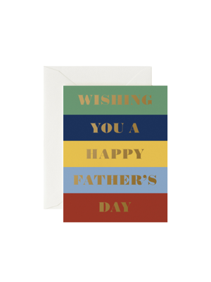 라이플페이퍼 Color Block Fathers Day Card 어버이날 카드
