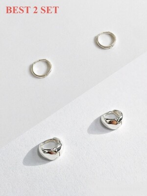 [단독][2 SET] Mini Cone & Tiny Ring ER