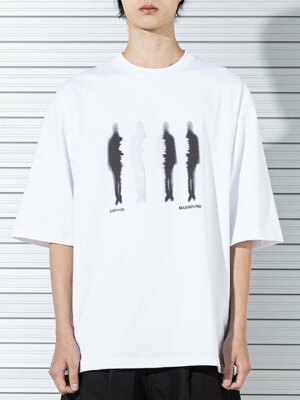 PROJECTION FOUR MEN T-SHIRTS MSTTS005-WT