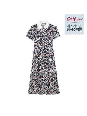 [캐스키드슨] 숏 슬리브 미디 셔츠 드레스 마블 하트 (CK-F106247018366257_SET)