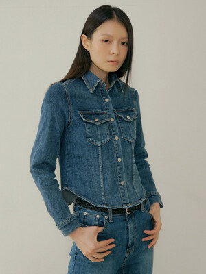 POD DENIM JACKET BLUE