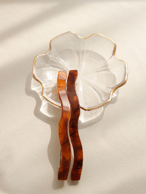 헤어액세서리 - 제이로렌 (J.Lauren) - Wave Gradation Auto Hair Pin H0960