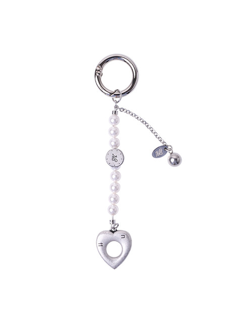 백액세서리,백액세서리 - 엔프프 (nff) - heart charm key ring