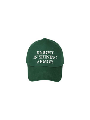 KNIGHT-PRINT BASEBALL CAP (GREEN)