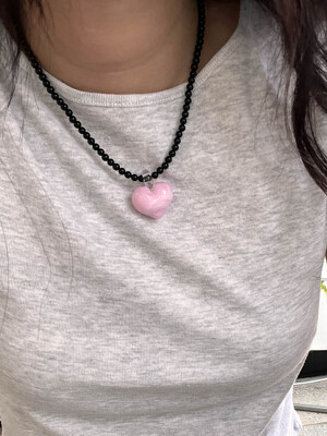[단독] I love mom necklace