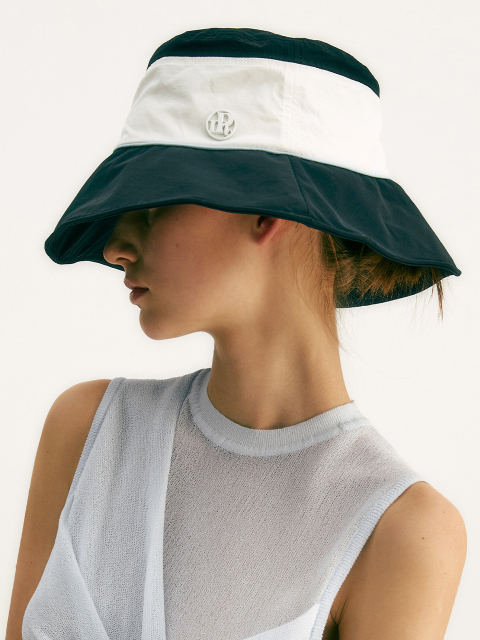 모자,스포츠웨어,골프 - 포트메인 (PORT MAYNE) - COLOR BLOCK BUCKET HAT - NAVY