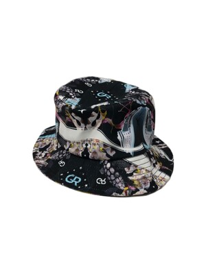 SKY BLUE PRINT HAT