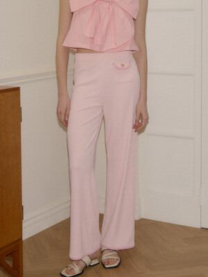 Pocket Point Wide Pants_ Pink