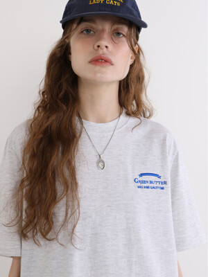 Needlework Logo Tee (L/Melange)