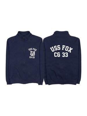 와일드 동키 공용 폭스 집업 자켓 FZ FOX DEEP NAVY BLUE