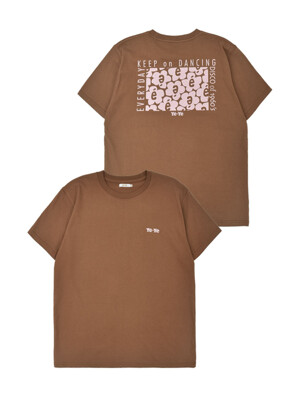 Flower Logo T-Shirt - Brown