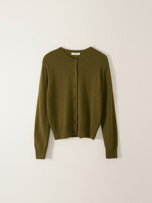 LEVE KNIT CARDIGAN_OLIVE