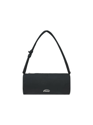 PUFFER BARREL BAG-BLACK