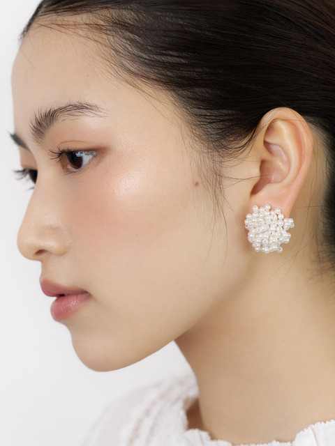 판타스틱 플래닛 pearl bloom earrings