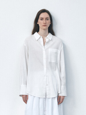 TVS COTTON STRIPE SHIRT_2COLORS