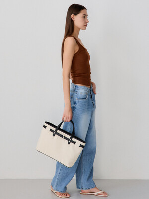 Tov belt bag / ivory canvas
